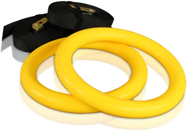 Odin Crossfit ABS Gymnastics Rings Plastic - Yellow