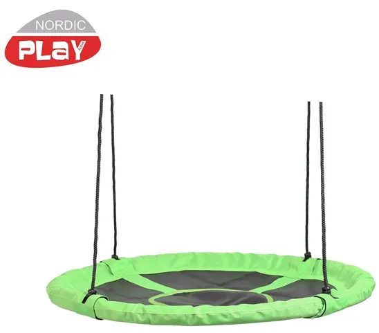 Nordic Play Round Swing green/black