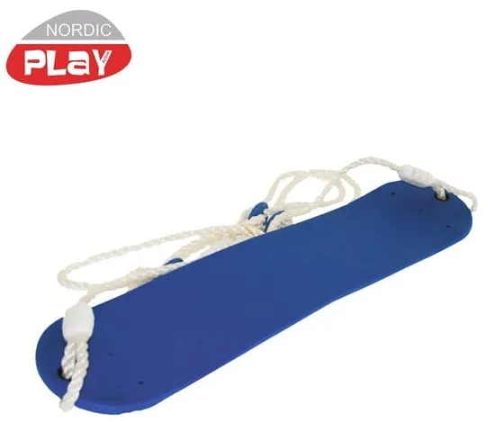 Nordic Play Soft swing with rope, blue