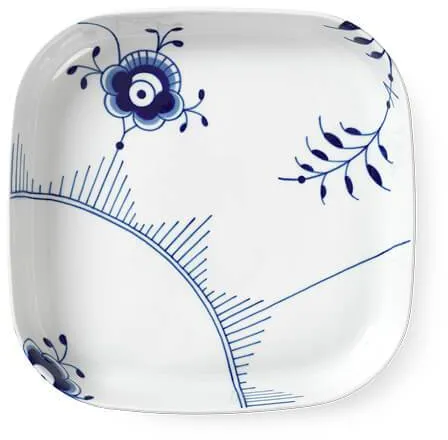 Royal Copenhagen Blue Mega Ribbed ovenproof dish square 30 x 30 cm